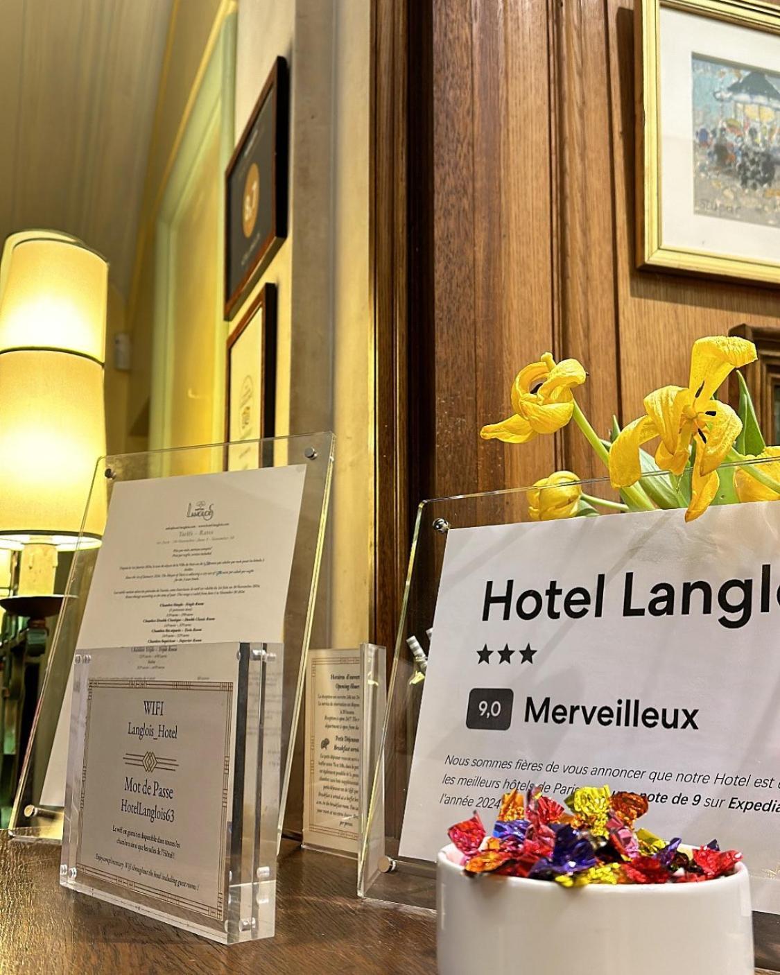 Hotel Langlois Париж Экстерьер фото